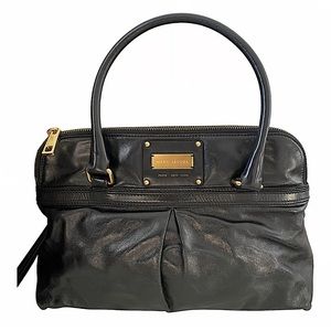 Marc Jacobs Palais Royal Jen Black Leather Large Satchel